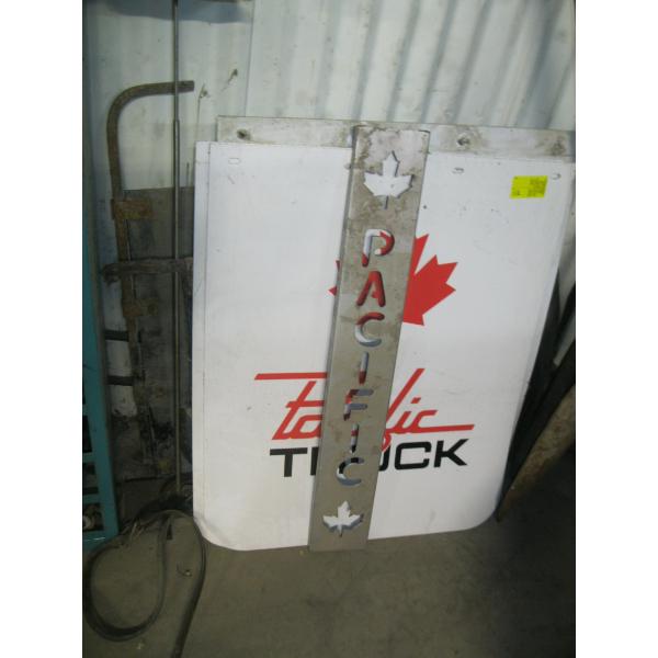 PACIFIC TRUCK MUD FLAPS, PLATES, MUD FLAP HOLDERS & ASST'D MUD FLAPS