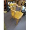 Image 2 : HEAVY OAK ANTIQUE OFFICE CHAIR