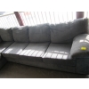 Image 2 : GREY SECTIONAL SOFA W/LG. FOOTSTOOL
