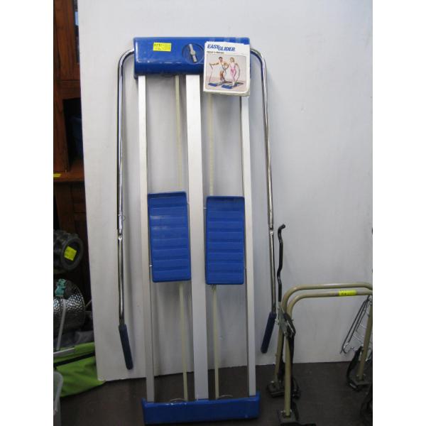 EASY GLIDER EXERCISER & A REAR WINDOW MOUNT BIKE RACK