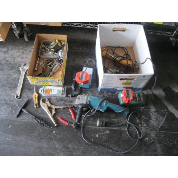 2 BOXES OF  MISC. TOOLS