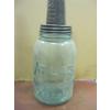 Image 2 : 6 GLASS OIL BOTTLES W/HOLDER