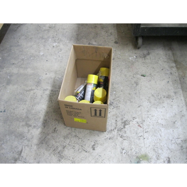 BOX W/7 NEW CANS OF BIG GAP FILLER