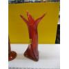 Image 2 : 2 GLASS DECORATIVE VASES
