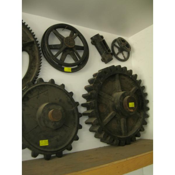 WOODEN CASTING GEARS, ETC.