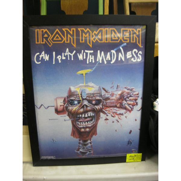 FRAMED IRON MAIDEN PICTURE