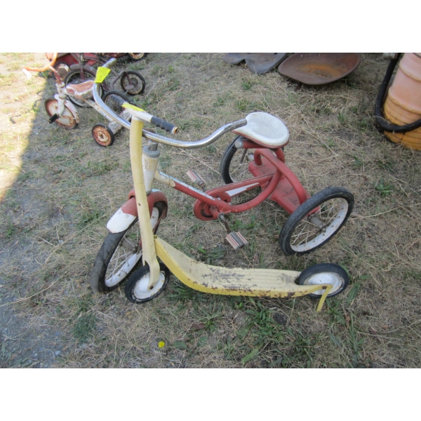 TRICYCLE & A SCOOTER