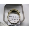 Image 4 : MEN'S 14KT RING W/1 DIAMOND, 7.5G - SZ 12 3/4
