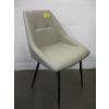 Image 2 : 4 LEATHER LOOK GREY CHAIRS