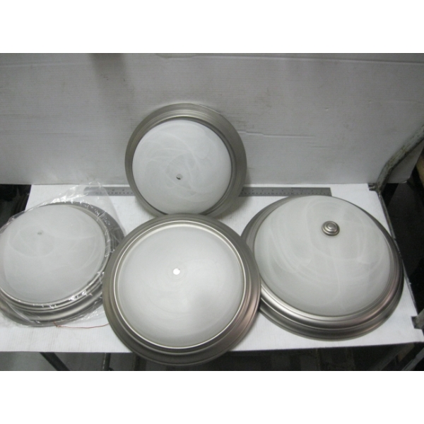 4 CEILING MOUNT LIGHT FIXTURES - NOT WHAT SHOWS ON BOX