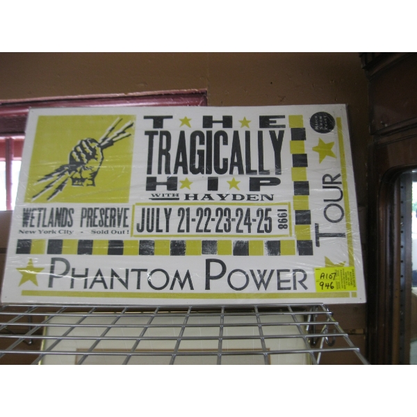 TRAGICALLY HIP POSTER
