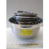 Image 2 : STACK OF METAL BOWLS