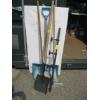 Image 1 : BUNDLE OF SHOVELS & MOPS, ETC.