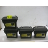 Image 1 : 4 GREEN MINI PLASTIC AMMO BOXES
