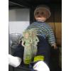 Image 1 : LG. DOLL & 2 FIGURINES