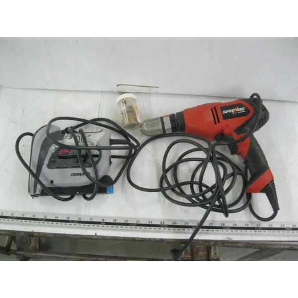 SPITFIRE DRILL & AN ARROW ELECTRIC STAPLER