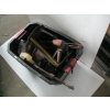 Image 1 : BIN OF MISC. HILTI CAULKING GUN, LG. C CLAMP, SMALL WOOD PLANE, MULTI METERS, TOOLS, ETC.