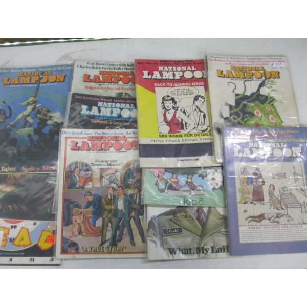 1971 NATIONAL LAMPOON MAGAZINES