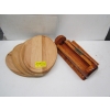 Image 1 : 4 OVAL CUTTING BOARDS & A STORAGE BOX