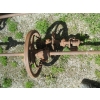 Image 2 : 2 HEAVY CAST IRON SHAFTS W/ASST. GEARS & DRIVE WHEELS