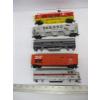 Image 2 : 3 TRAIN CARS COMPLETE & 2 LOCOMOTIVE COVERS