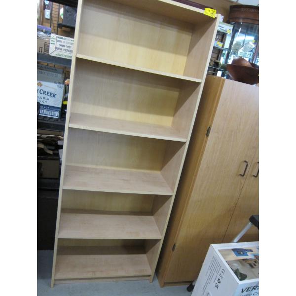 MAPLE COLORED BOOKSHELF