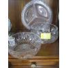 Image 2 : 2 CRYSTAL BOWLS & DIVIDED PLATE