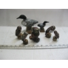 Image 1 : 5 OWL FIGURINES & 2 LOON FIGURINES