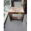 Image 6 : WATERFALL 1940s DRESSER W/ROUND MIRROR & STOOL