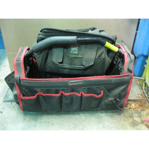 2 TOTE BAGS W/MISC. CONTENTS