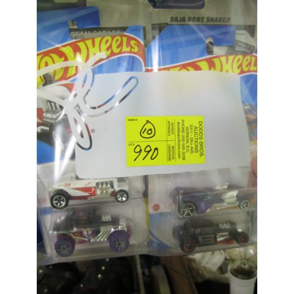10 NEW HOTWHEELS CARS