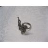 Image 2 : STERLING SILVER BUTTERFLY RING, 11.8G, SZ 7