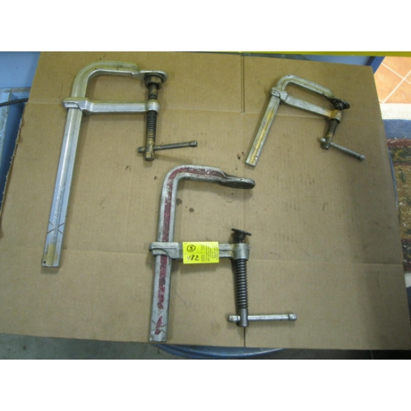 3 SLIDING WELDING CLAMPS