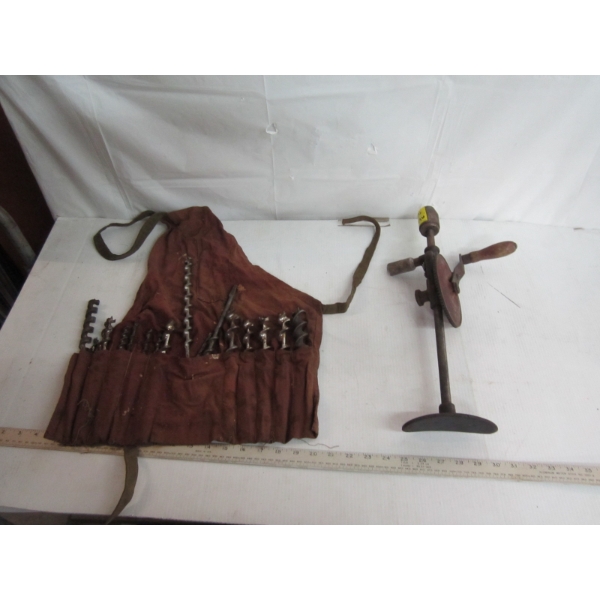 SHOULDER DRILL W/BITS & CRAFTSMAN CIRCULAR SAW