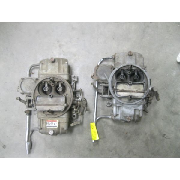 2 HOLLY CARBURETORS - 650 RACE DOUBLE PUMPERS STANDARD SECONDARYS