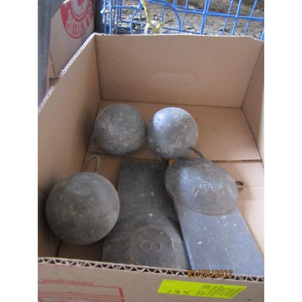 5 DOWNRIGGER WEIGHTS