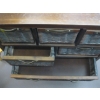 Image 6 : 6 DRAWER BASKET TYPE STORAGE TABLE