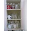 Image 3 : WHITE DISHWARE - VARIOUS PATTERNS & CUPBOARD OF ASST. GLASSWARE, MUGS, ETC.