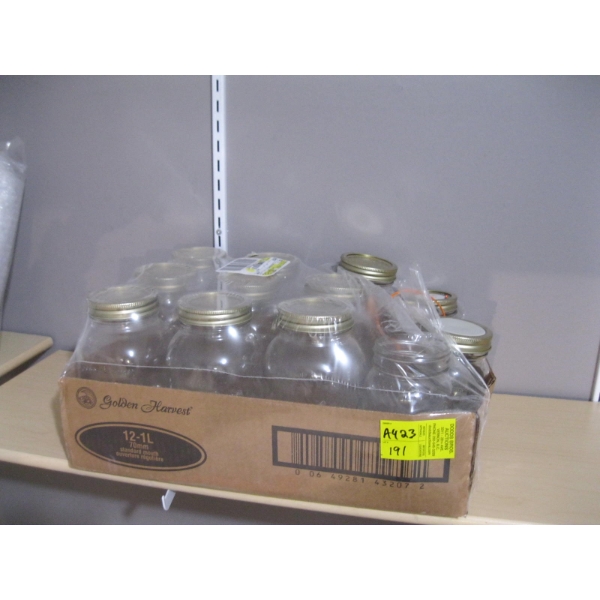 PART BOX OF CANNING JARS