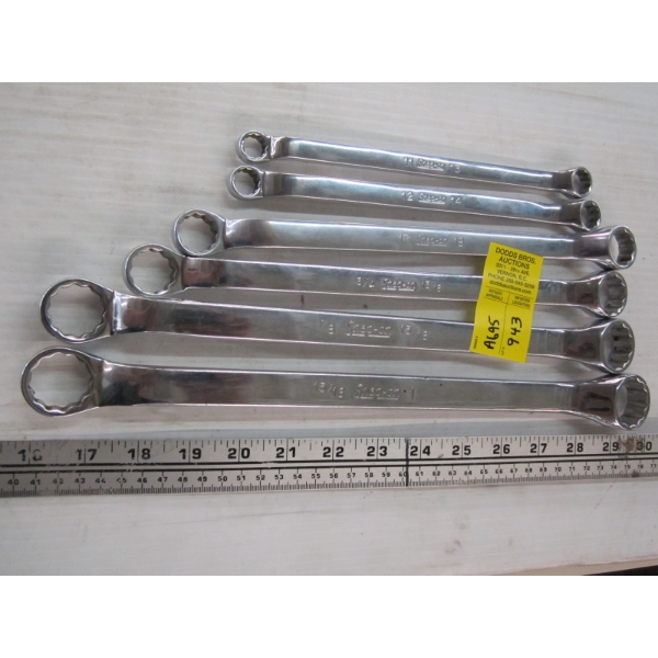 SET OF SNAP ON BOX END WRENCHES