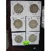 Image 1 : 6 -  1962-1965 CANADIAN 50 CENT PIECES