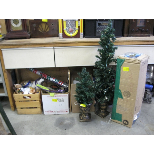 ASST. CHRISTMAS DECORATIONS, ETC.