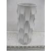 Image 2 : 2 WHITE WEST GERMAN OP ART MCM PORCELAIN VASES