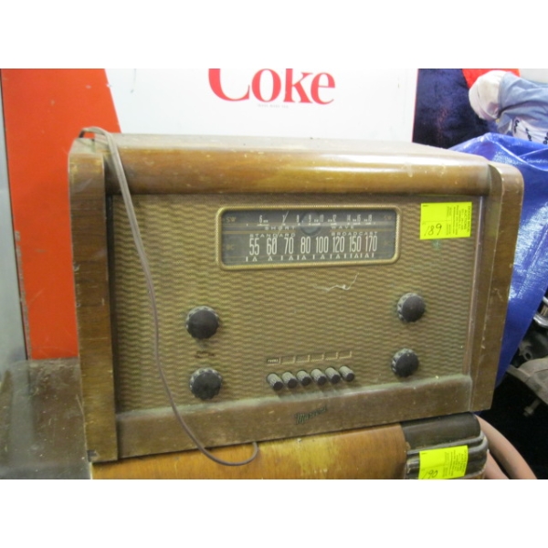 MARCONI WOOD CASED RADIO