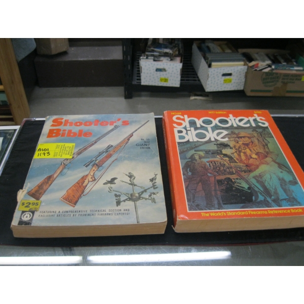 2 VINTAGE SHOOTER'S BIBLE BOOKS