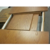 Image 3 : COMO 160CM EXTENDABLE WALNUT 4 LEG TABLE