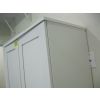 Image 2 : 2 DOOR WHITE CABINET, APPROX. 30"X72"