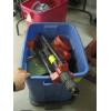 Image 1 : BIN OF MISC. TRIPOD STAND, GAUGES, ETC.