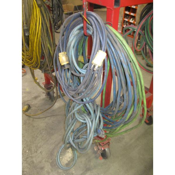 BLUE & GREEN EXTENSION CORDS