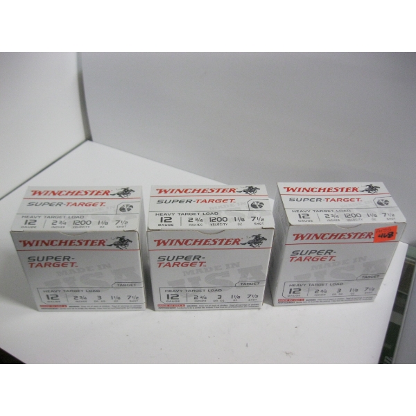 WINCHESTER 12GA SUPER TARGET|3X25 SHOTGUN SHELLS